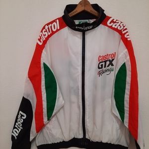 Vintage Castrol Motor oil  GTX racing windbreaker